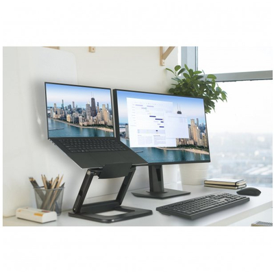 Mbajtëse laptopi Kensington SmartFit EQ, e rregullueshme, deri 16", e zezë