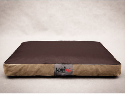 Dyshek për kafshë Hobbydog Mattress M, codura dhe flock, kafe e errët