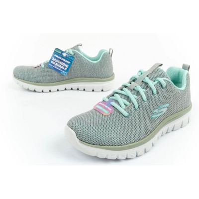 Патики Skechers Graceful Twisted Fortune W 12614 GYMN, Memory Foam, сиви