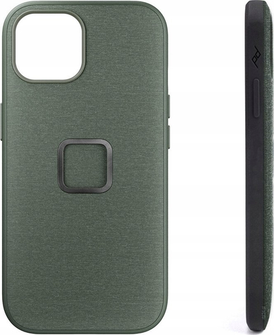 Futrollë telefoni Peak Design Everyday Fabric për iPhone 15, SlimLink MagSafe, Sage
