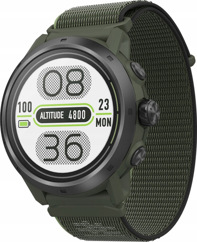 Orë sportive Coros Apex 2 Pro, GPS, multisport, jeshile me të zezë