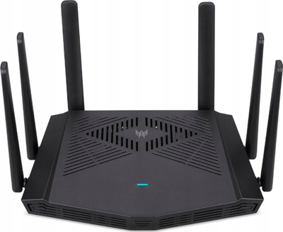 Гејминг рутер Acer Predator Connect W6x, WiFi 6, 6000 Mbit/s, црн