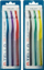 Furça dhëmbësh TELLO 6240 Ultra Soft, set 3 copë, shumë e butë, shumëngjyrëshe