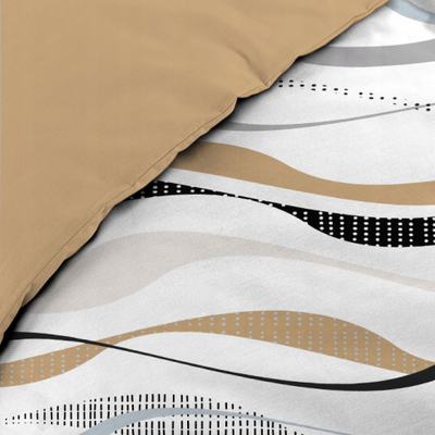Set shtrati Douceur d'Intérieur Vagueline, 3 pjesë, 240 x 220 cm, natyrale