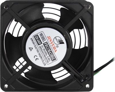 Вентилатор за рек Inter-Tech 88887269, 120x120mm, 230V, црн