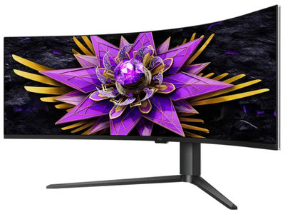 Monitor i lakuar gaming TCL 57R94, 57", Dual 4K UHD 32:9, 120Hz, i zi