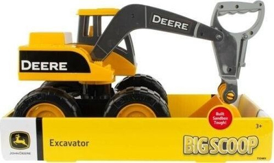 Lodër eskavator John Deere Big Scoop, 15", plastikë, verdhë gri