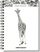 Fletore vizatimi me spiralë Narcissus B5 Giraffe, 60 fletë, 120gsm, e bardhë