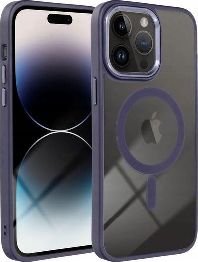 Kuti silikoni Color Edge për iPhone 16 Pro, MagSafe, transparente
