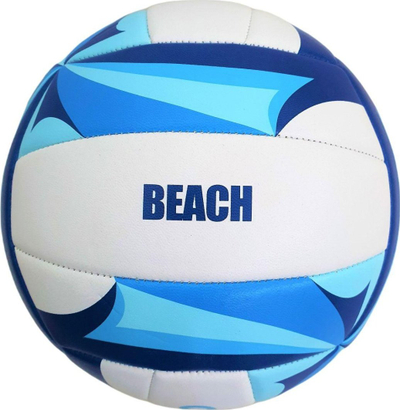 Top volejbolli Victoria Pro Beach, PVC Soft Touch, për plazh, bardh e kaltër