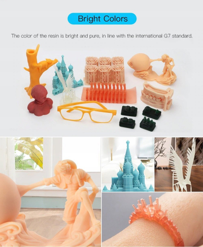 Resinë 3D Anycubic Standard, 1kg, UV 405nm, jeshile