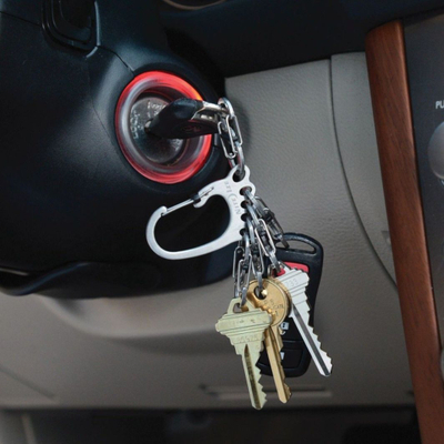 Држач за клучеви Nite Ize BigFoot KeyRack, 5x карабин MicroLock, не’рѓосувачки челик