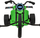 Go kart elektrik për fëmijë Ramiz Drift Bike 21, 2x12V, deri 70 kg, jeshil
