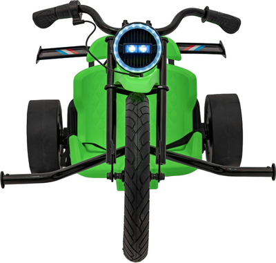 Go kart elektrik për fëmijë Ramiz Drift Bike 21, 2x12V, deri 70 kg, jeshil
