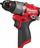 Makita goditëse me bateri Milwaukee M12 FPD2-402X, 12V, 2x 4.0Ah, e kuqe e zezë