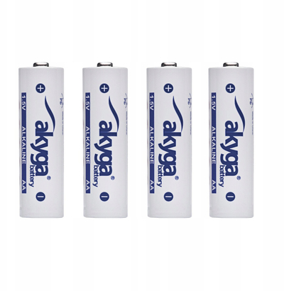 Алкални батерии Akyga AA LR6 Mignon, 3050 mAh, 1.5 V, пакување 4 парчиња