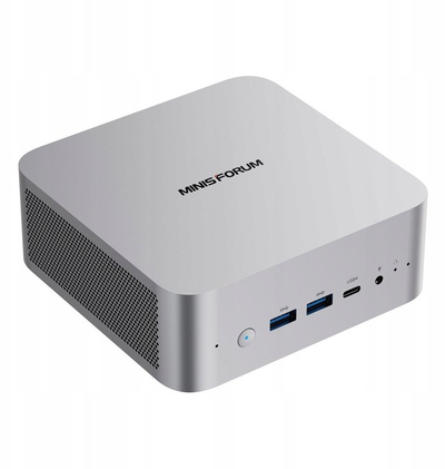 Kompjuter i vogël MINISFORUM X1-255, AMD Ryzen 7 8C 16T, Barebone, argjendtë