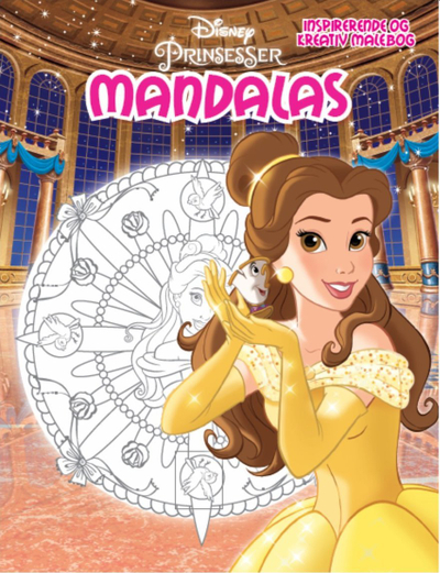 Libër ngjyrosjeje Karrusel Forlag Mandalas Belle, 24 faqe, për kalamaj