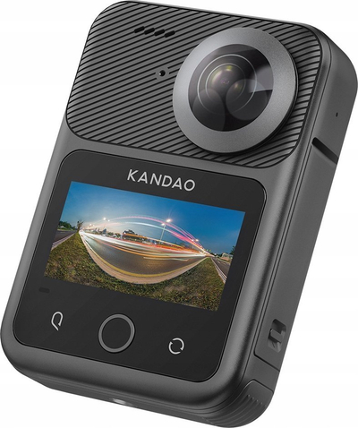 Kamerë aksion Kandao QooCam 3 Ultra, 8K, 360°, e zezë