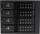 Rack mobil për HDD StarTech HSB4SATSASBA, 4 slote 3.5", SATA III SAS II, alumini, i zi