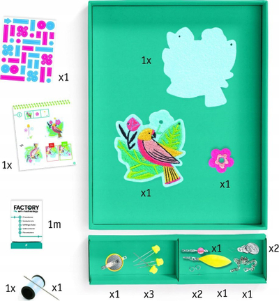 Set kreativ varëse Djeco Calypso, DIY, me drita LED, shumëngjyrëshe