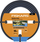 Zора за вода Fiskars Garden Hose S, 15 m, 13 mm, портокалова