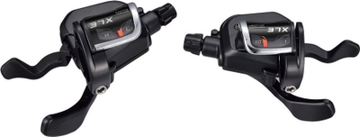Komanda marshe Microshift XLE, set 3x10 shpejtësi, për Shimano MTB, me tregues optik