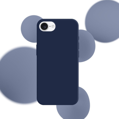 Маска за телефон 3MK Silicone Case за Apple iPhone 16e, силикон, темно сина
