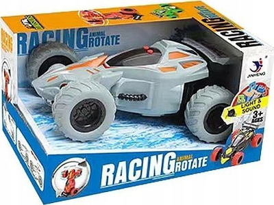 Makina lodër Adar Spinning Car, me drita e tinguj, për kalamaj 3+, blu