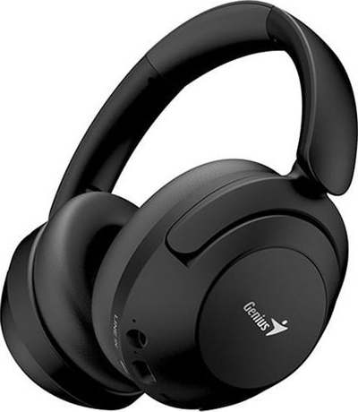 Kufje Bluetooth Genius HS-810BT, palosëse, Bluetooth 5.3, të zeza