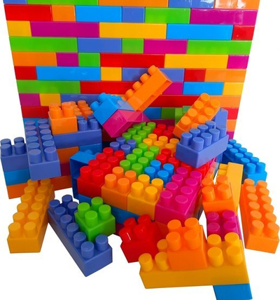 Set lodrash ndërtimi Premium Blocks, 300 pjesë, shumëngjyrëshe