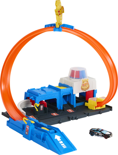 Pistë garash Mattel Hot Wheels City 965-2501, set lojërash, me veturë 1:64, shumëngjyrëshe