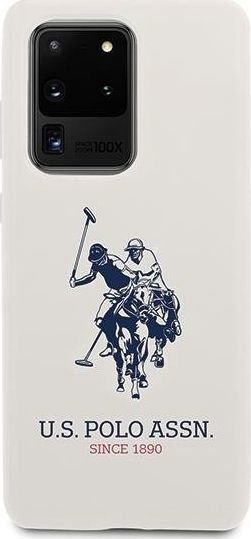Mbrojtëse për telefon Polo Assn US USHCS69SLHRWH S20 Ultra G988, e bardhë