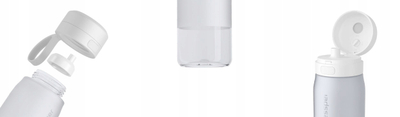 Shishe uji me filter Wessper B2 TRITAN Actitex, 700ml, e bardhë