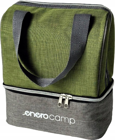 Çantë termike Enero Camp, 7L, 23x13x27cm, gri jeshile