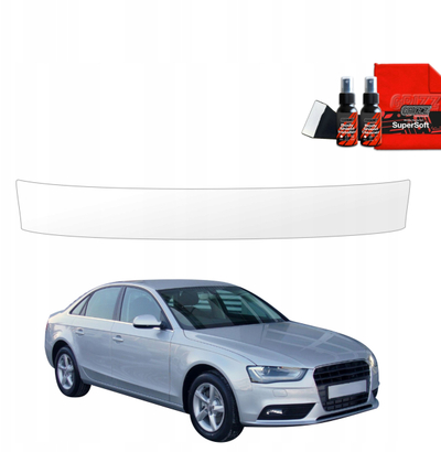 Folie mbrojtëse GrizzProtector për prag bagazhi, Audi A4 B8 Sedan Facelift 2011-2015, transparente