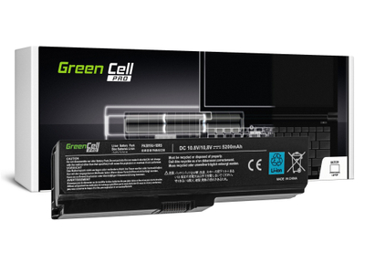 Bateri laptopi Green Cell PRO Toshiba PA3817U 1BRS, 5200mAh, 11.1V, e zezë