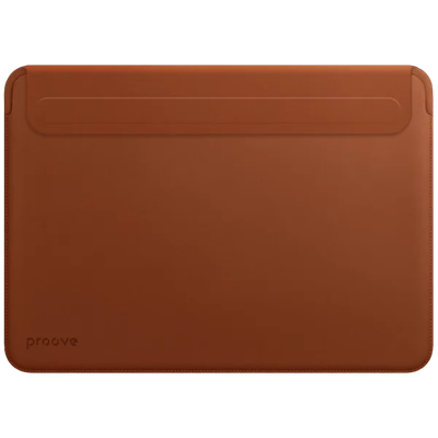 Mbështjellëse Leather Sleeve për MacBook Proove 15.4″ / 16.2″, kafe