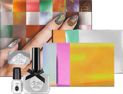 Set për thonj Ciaté Colourfoil Duo, Pink Carnival Couture dhe Grey Wonderland