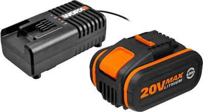 Set baterish me karikues Worx WA3604, 20V PowerShare, Li Ion