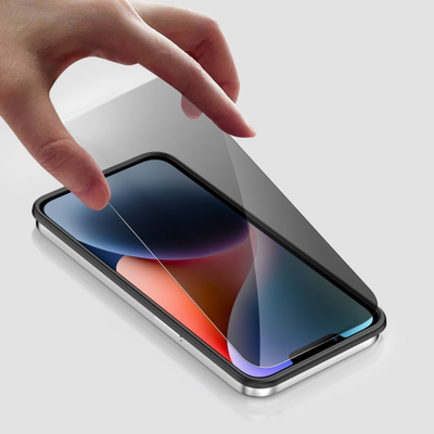 Mbrojtës ekrani 4smarts Second Glass Privacy, për iPhone SE gjenerata e 4-t, xham i temperu, me kornizë montimi