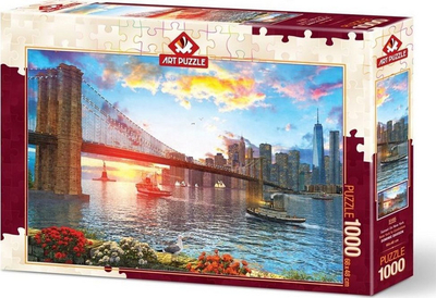 Puzzle Sunset in NewYork nga Art Puzzle, 1000 pjesë