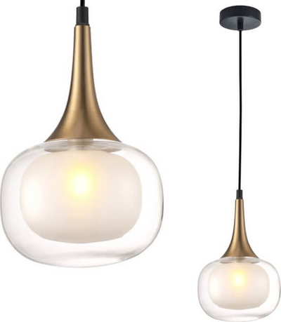 Висечки лустер Netlighting Konila, 1xG9 10W, IP20, бронза