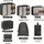 Set organizimi për udhëtim TRAVEL SET, 7 çanta kozmetike, material me rrjetë