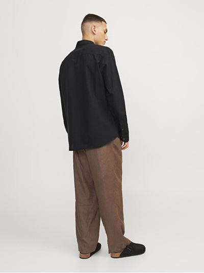 Këmishë për meshkuj Jack & Jones JJESUMMER, e zezë
