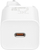 Karikues Baseus Super Si Quick 1C, USB-C, 25W, i bardhë + kabllo USB-C - USB-C, 3A, 1m, e bardhë