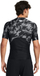 Bluzë sportive Under Armour HG IsoChill Printed SS, kompresion, me mëngë të shkurtra, e zezë
