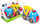 Lodër kamion ndërtimi Hap-P-Kid Little Learner Happy Kid Ball Tumblin Mixer, me toptha shumëngjyrësh, me drita dhe tinguj