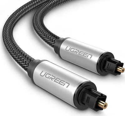 Kabllo optike audio Ugreen Toslink, 1.5m, e argjendtë