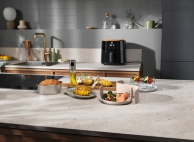 Set aksesorësh për fritezë ajri Electrolux EAFEK1, çelik inox, deri 3L, ngjyrë argjendi